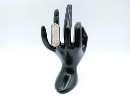 Zilveren naairing, 19e eeuws, 16 mm