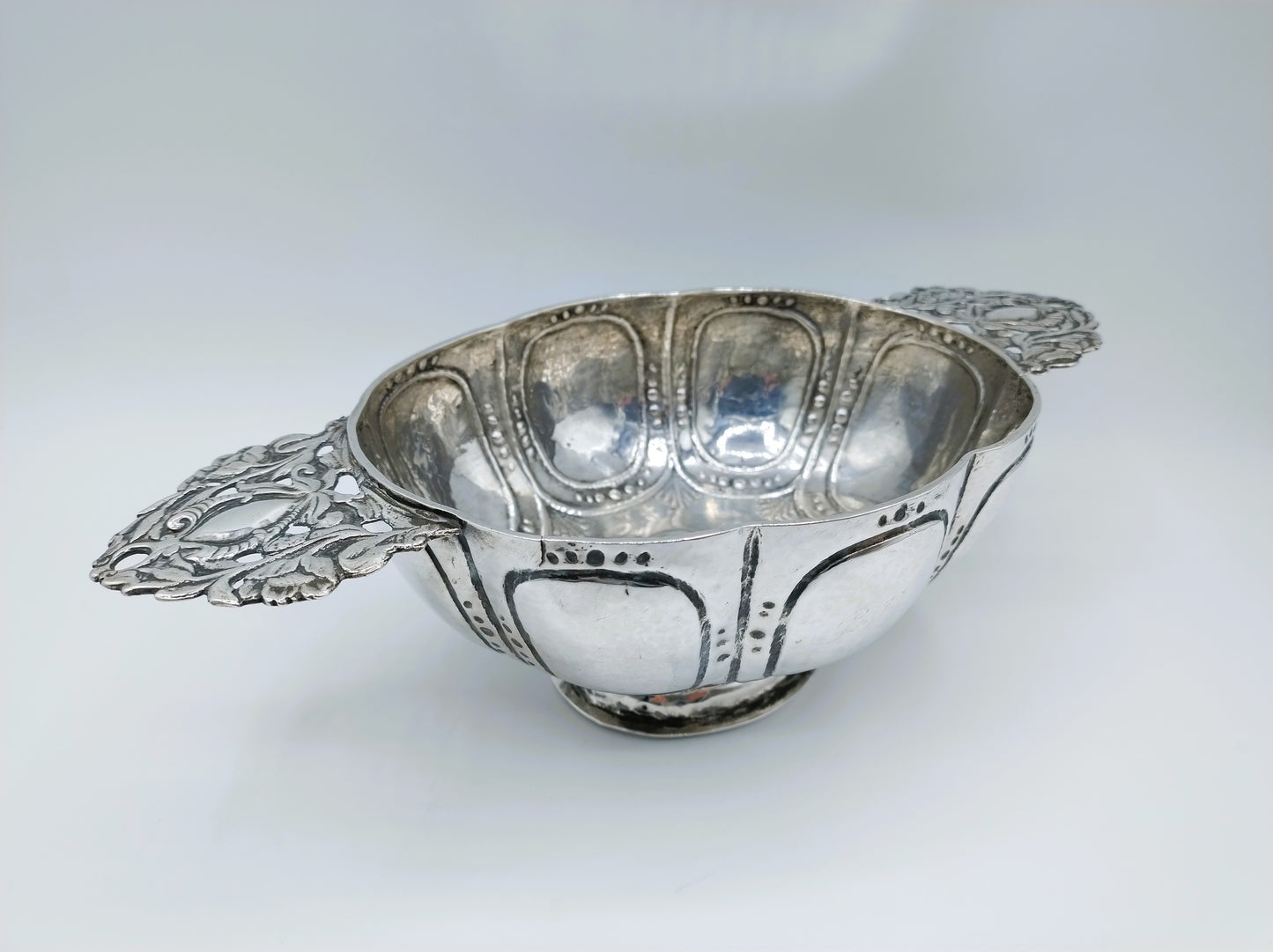 Zilveren brandewijnkom, G. J. Schuurman, Zwolle, 1801