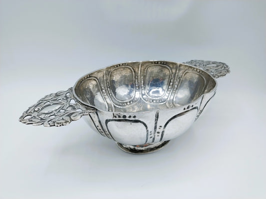 Zilveren brandewijnkom, G. J. Schuurman, Zwolle, 1801