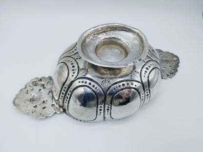 Zilveren brandewijnkom, G. J. Schuurman, Zwolle, 1801