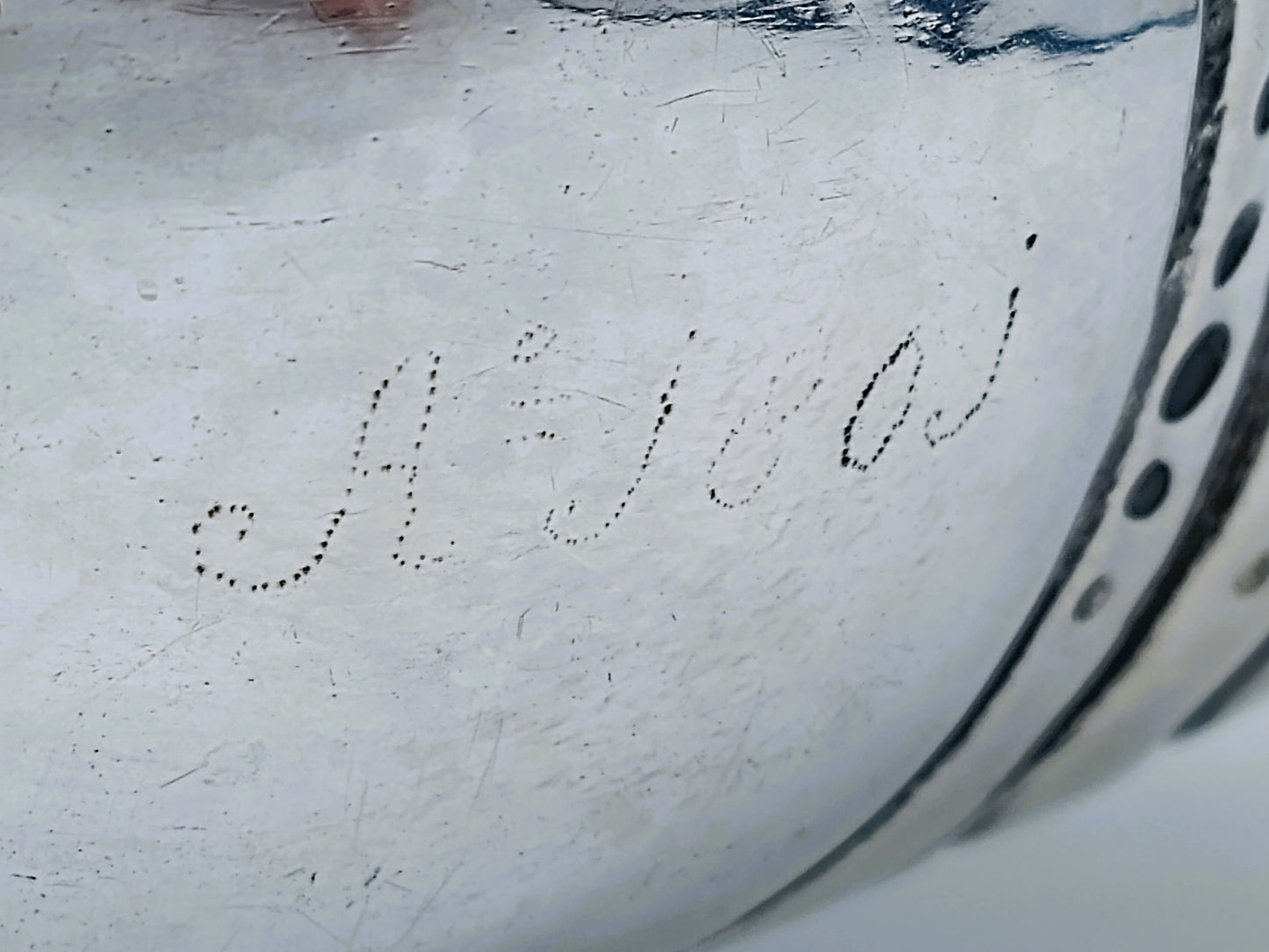 Zilveren brandewijnkom, G. J. Schuurman, Zwolle, 1801