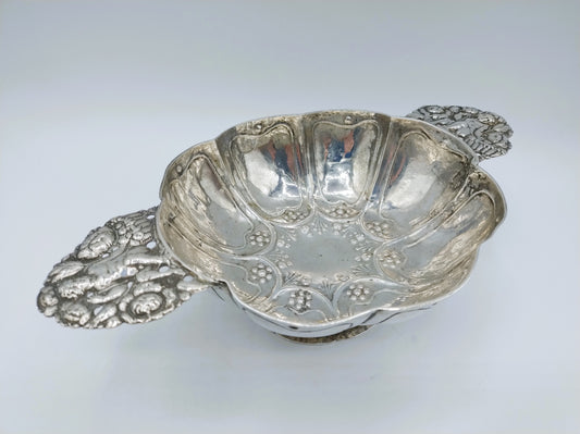 Zilveren brandewijnkom, Bolsward / Sneek, ca. 1740