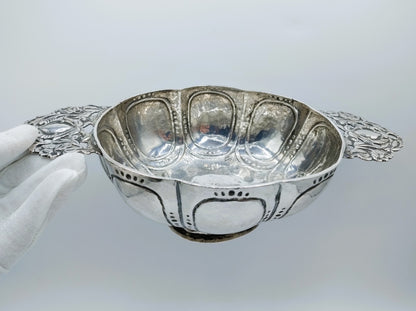 Zilveren brandewijnkom, G. J. Schuurman, Zwolle, 1801