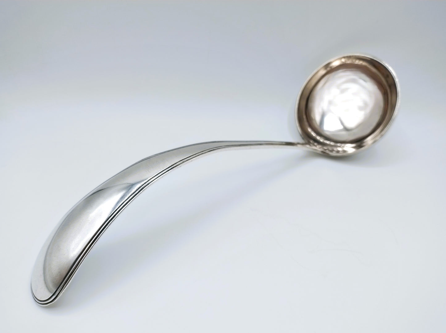 Zilveren soeplepel, T.L. Uriot & Zn, Amsterdam, 1886