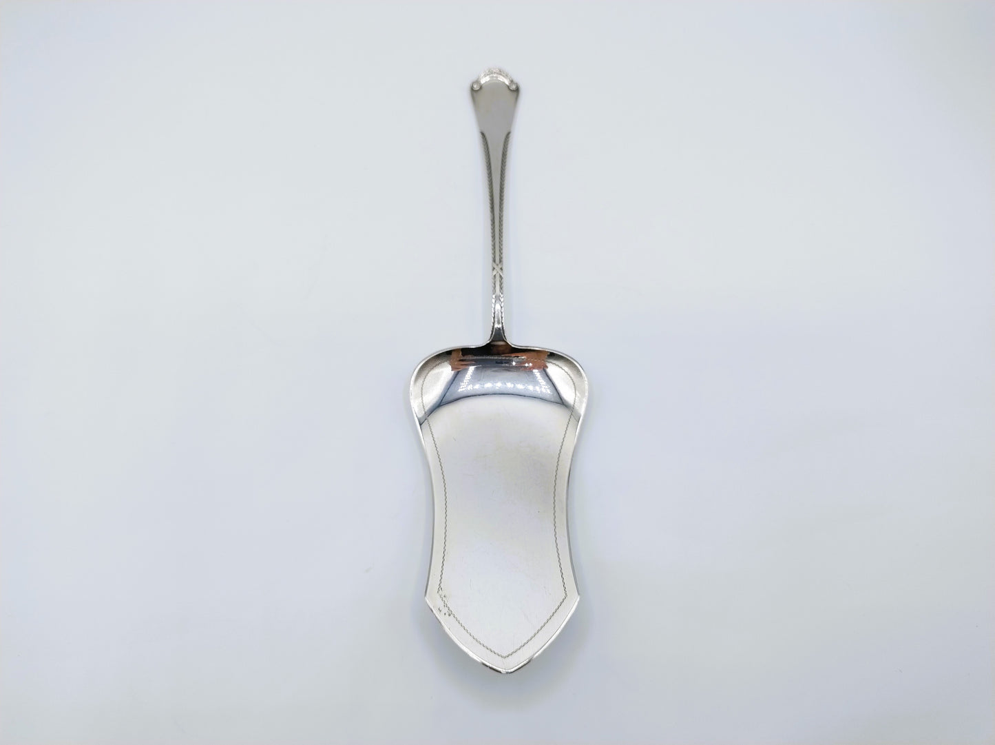 Zilveren taartschep, Fa. J.M. van Kempen, Voorschoten, 1920