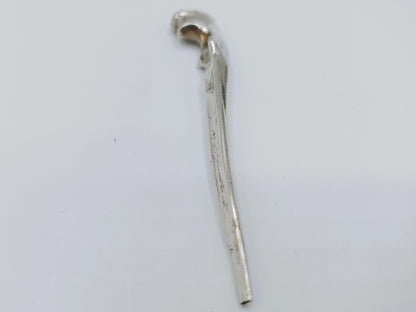 Zilveren pijpenwroeter, hazesprong, L.T. Spannenburg, Joure, ca. 1840