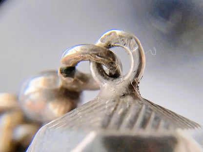 Gitten necklace with a silver ball clasp, 73.5 cm