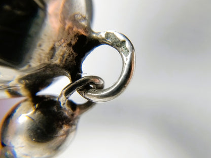 Gitten ketting met een zilveren bolslot, A. de Groot, Schoonhoven, 55,5 cm