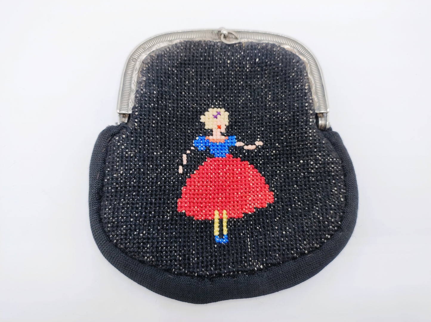 Silver purse clasp, FE Held, Amsterdam, 1835