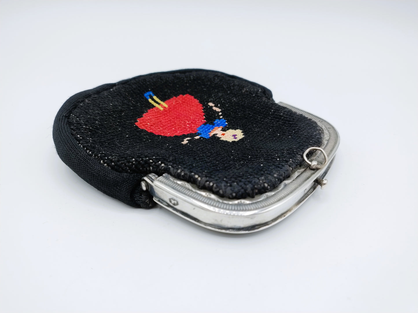 Silver purse clasp, FE Held, Amsterdam, 1835