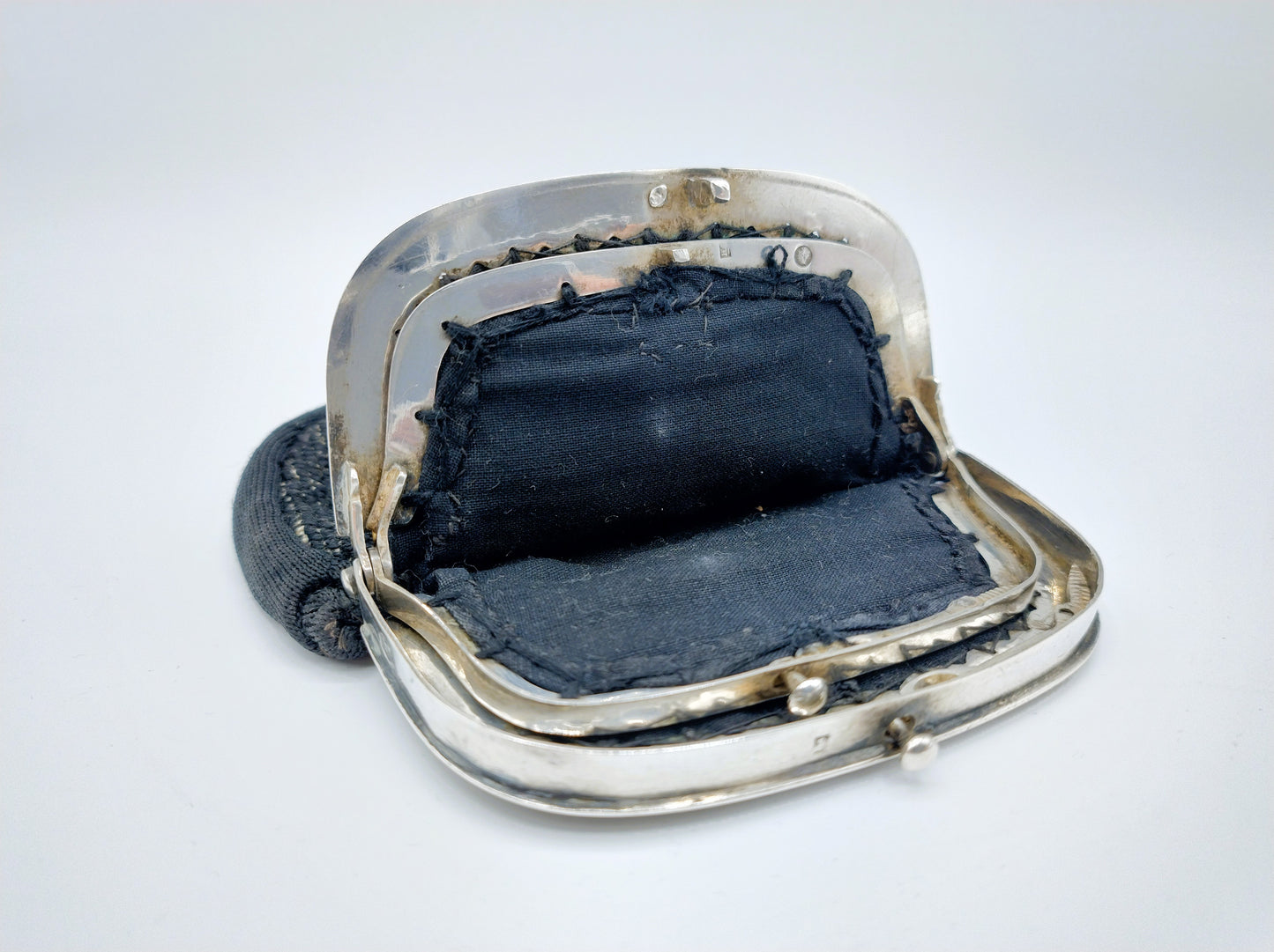 Silver purse clasp, FE Held, Amsterdam, 1835