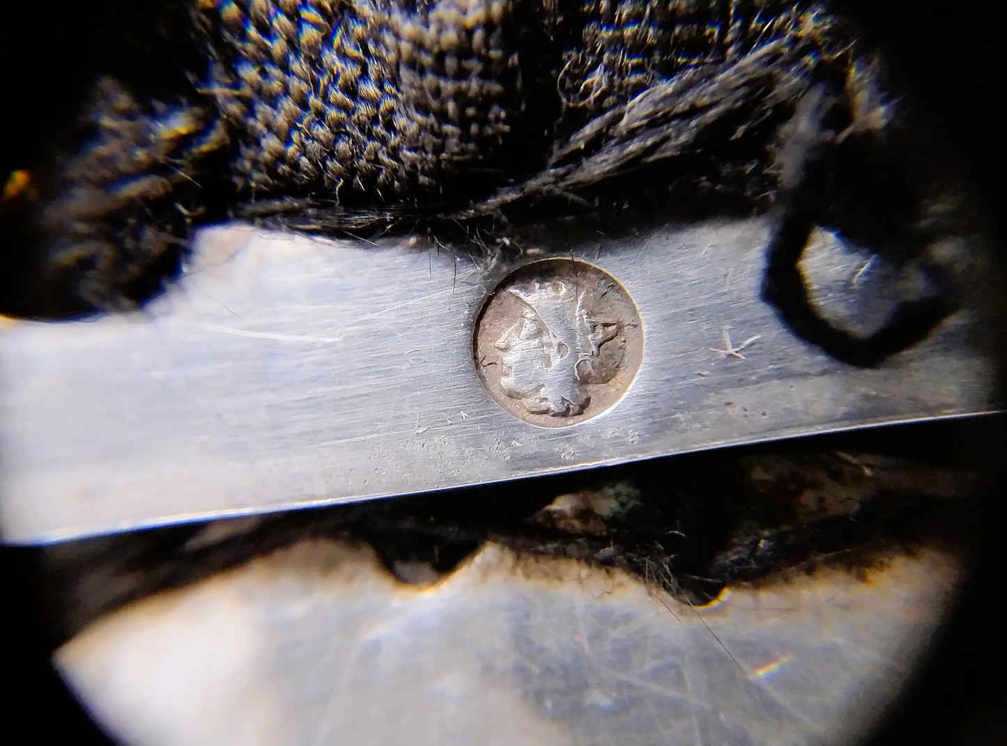 Silver purse clasp, FE Held, Amsterdam, 1835