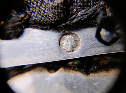 Silver purse clasp, FE Held, Amsterdam, 1835