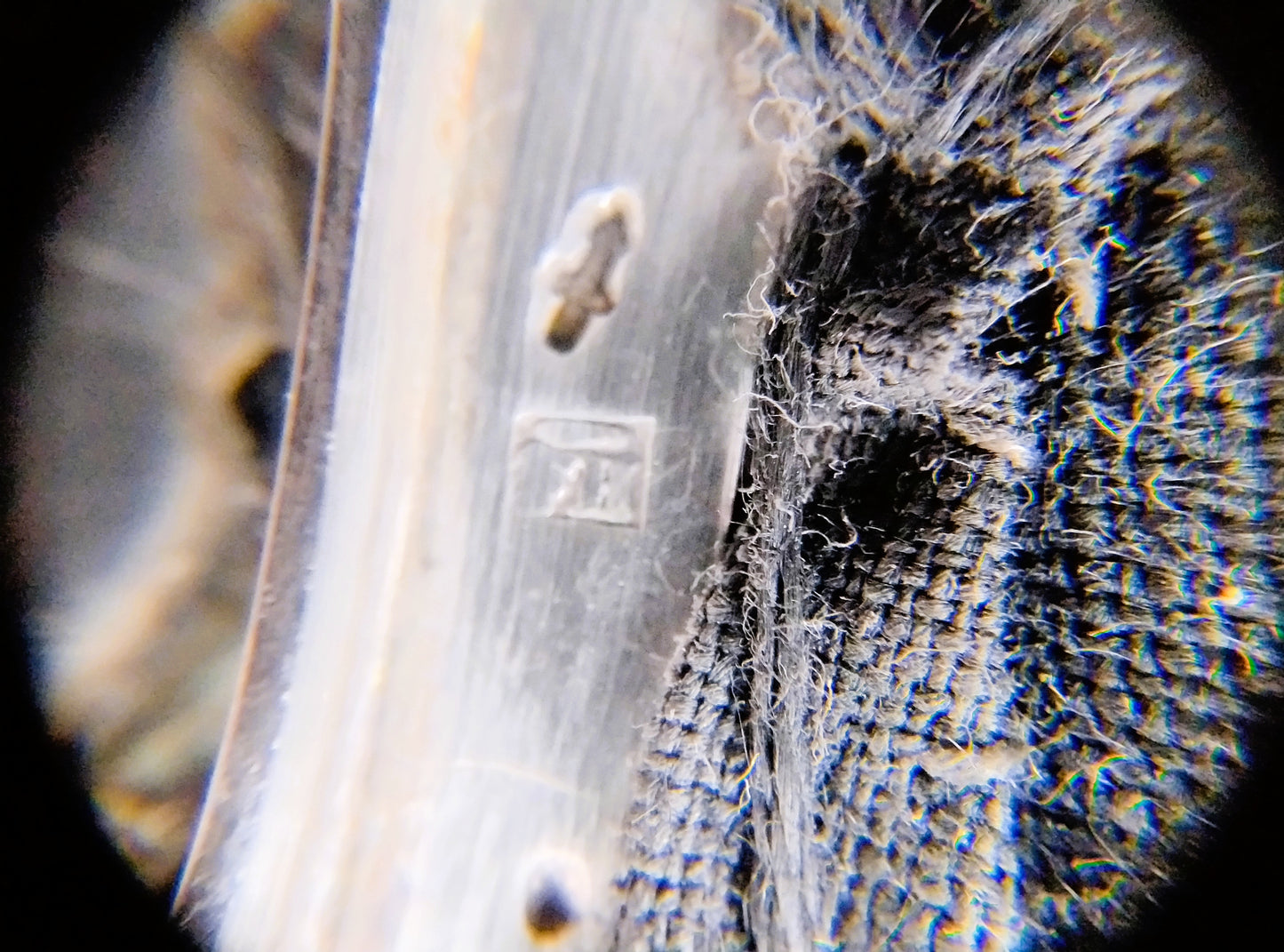 Silver purse clasp, FE Held, Amsterdam, 1835