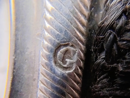 Silver purse clasp, J. Heijneker, Amsterdam, 1841