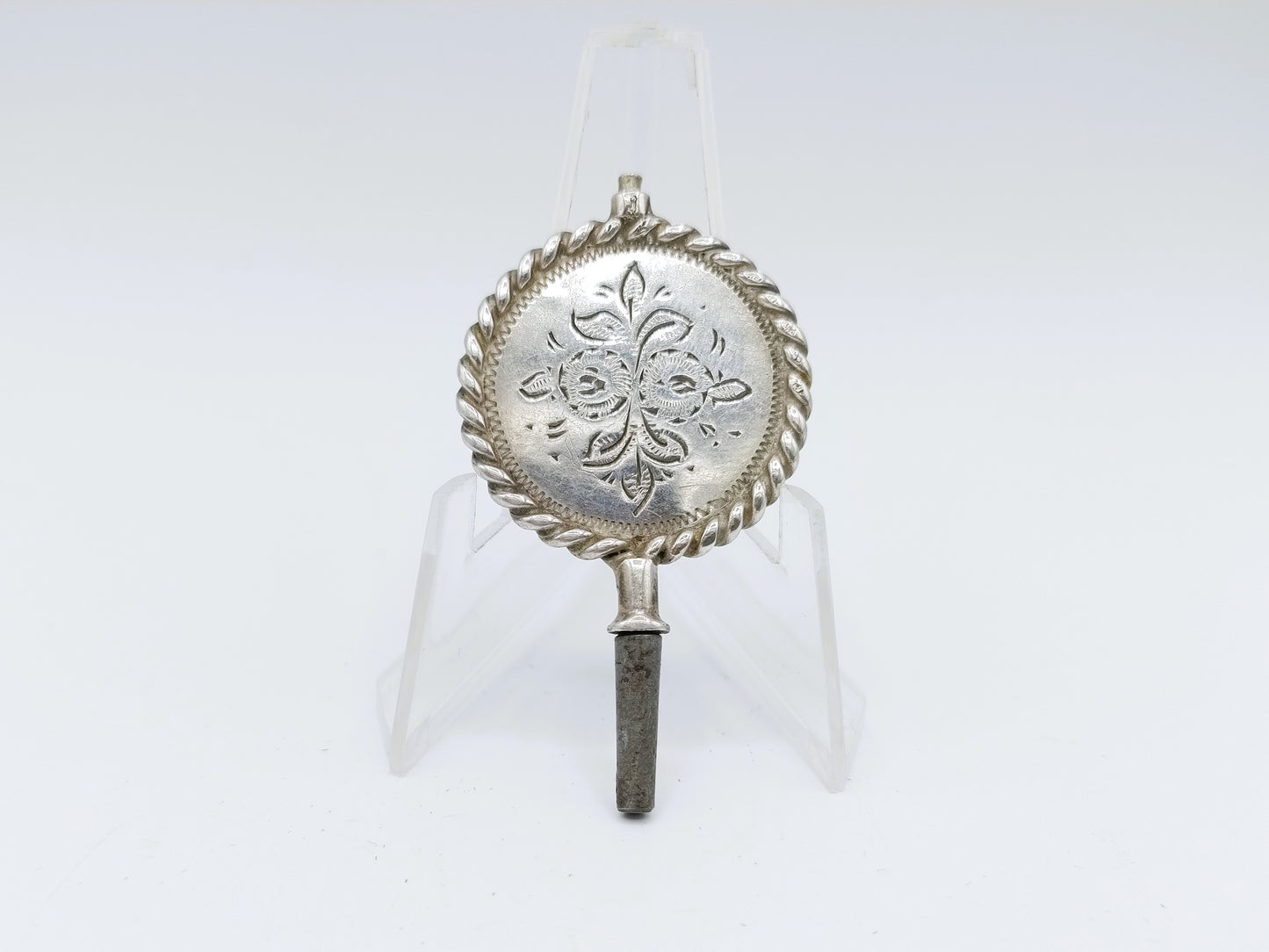 Zilveren horlogesleutel, 19e eeuws