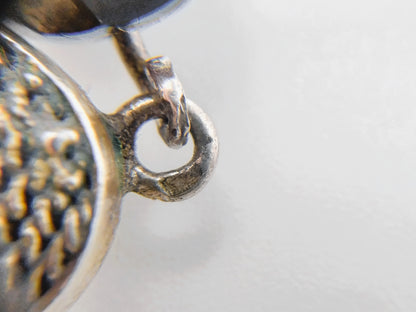 Gitten ketting met een zilveren slot, 45 cm