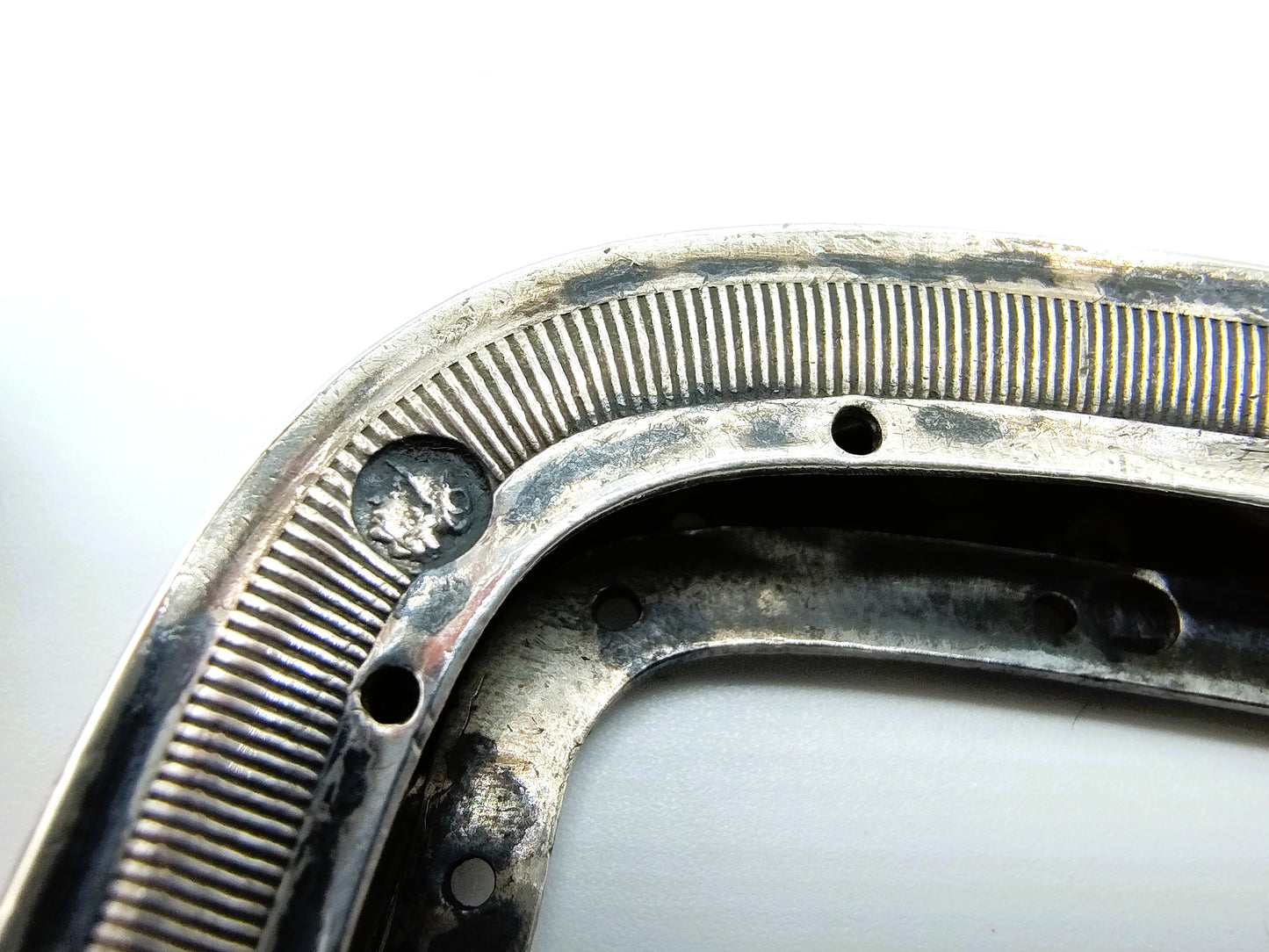 Silver purse clasp, N. van der Hoeven, Rotterdam, 1844