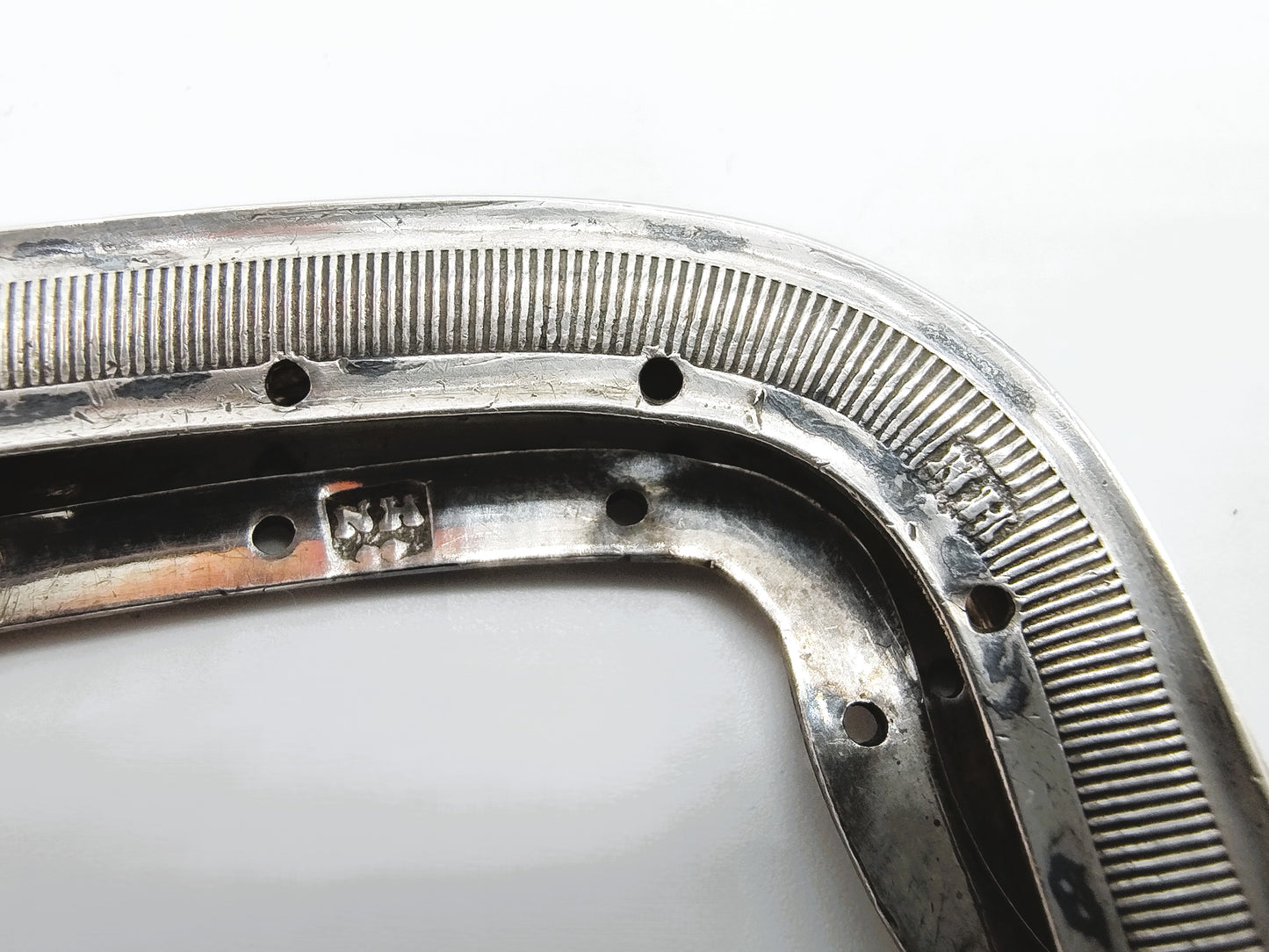 Silver purse clasp, N. van der Hoeven, Rotterdam, 1844