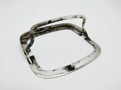 Silver purse clasp, N. van der Hoeven, Rotterdam, 1844