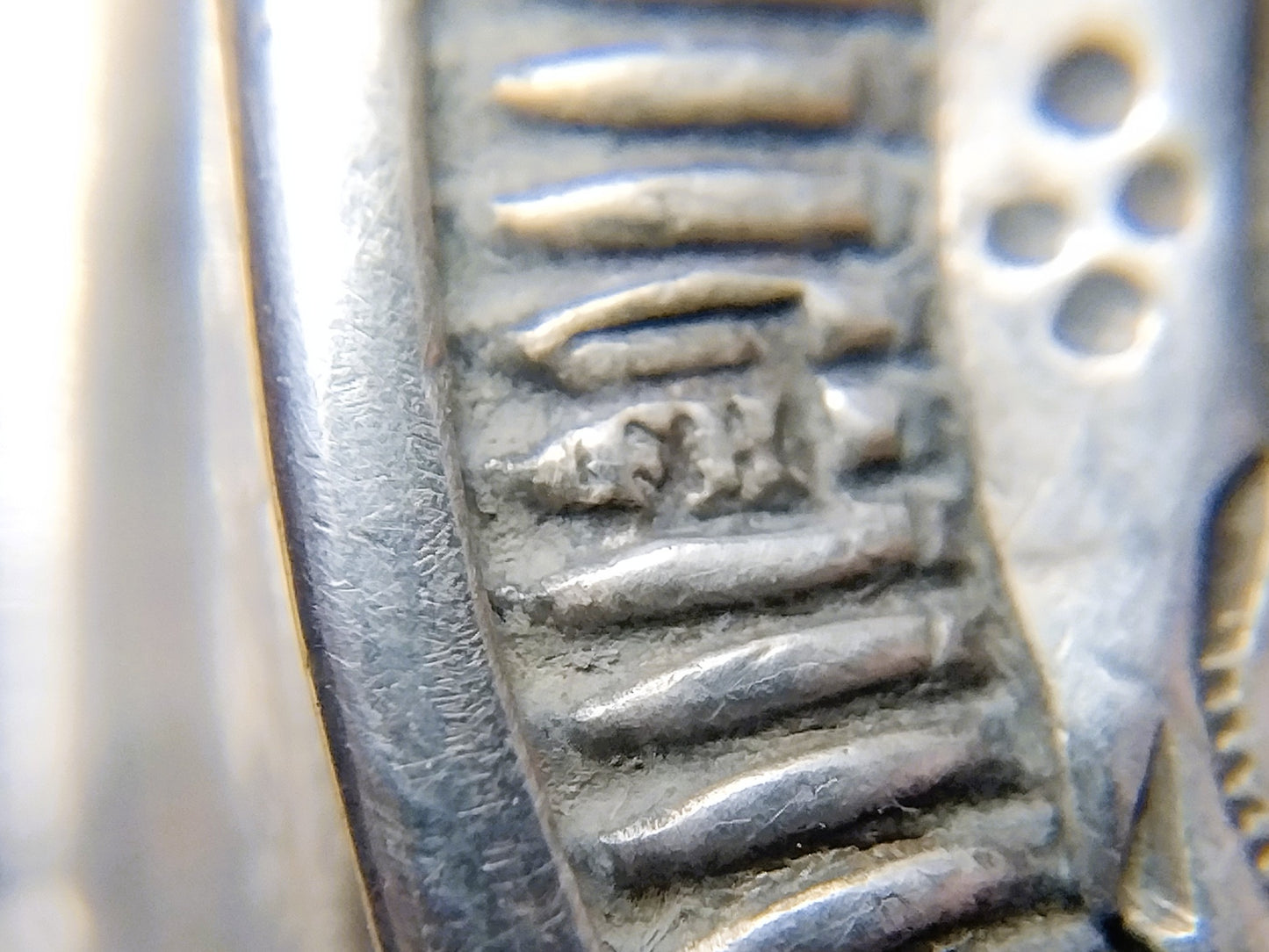 Silver purse clasp, FE Held, Amsterdam, 1835