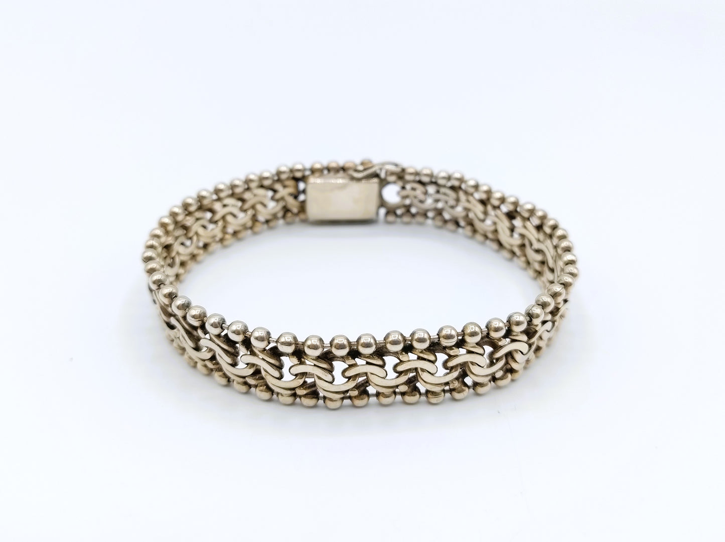 Vintage zilveren armband, 18,5 cm