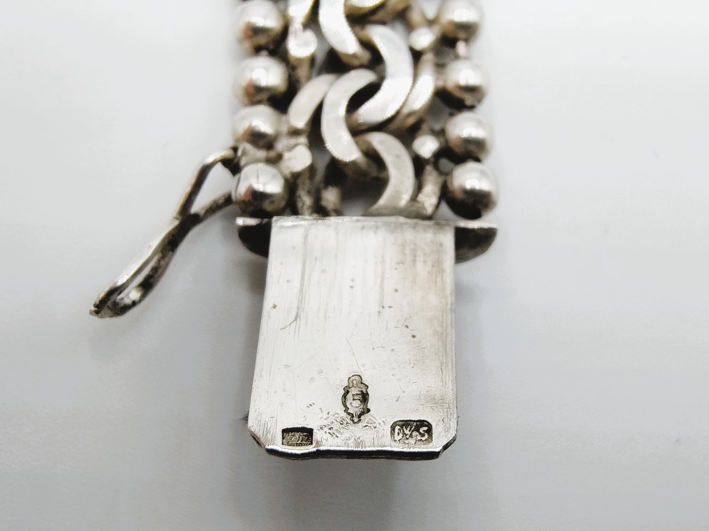 Vintage zilveren armband, 18,5 cm