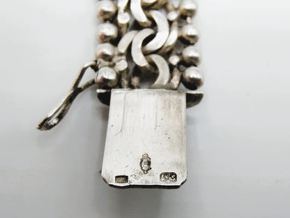 Vintage zilveren armband, 18,5 cm