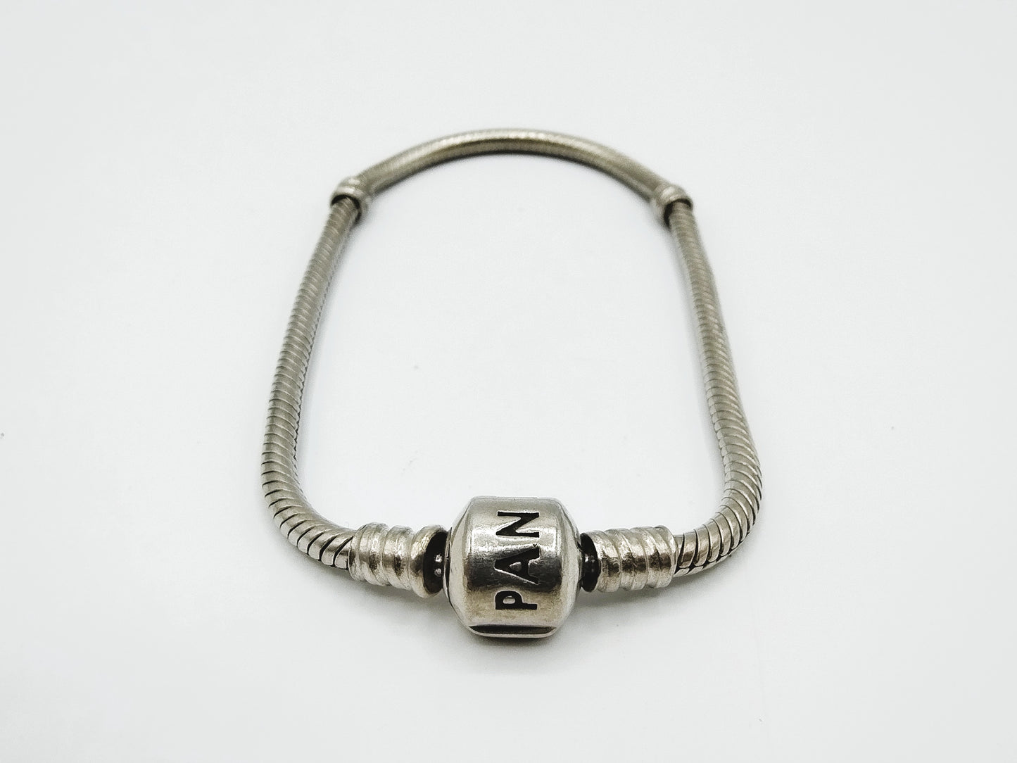 Zilveren Pandora armband, basic, 19 cm