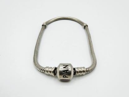 Zilveren Pandora armband, basic, 19 cm