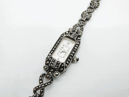 Zilveren dameshorloge, Ari D. Norman, Londen, 1989, 15 cm