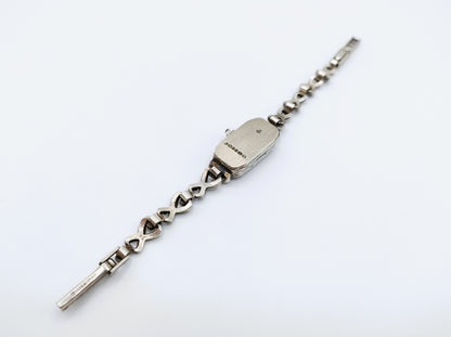 Zilveren dameshorloge, Ari D. Norman, Londen, 1989, 15 cm