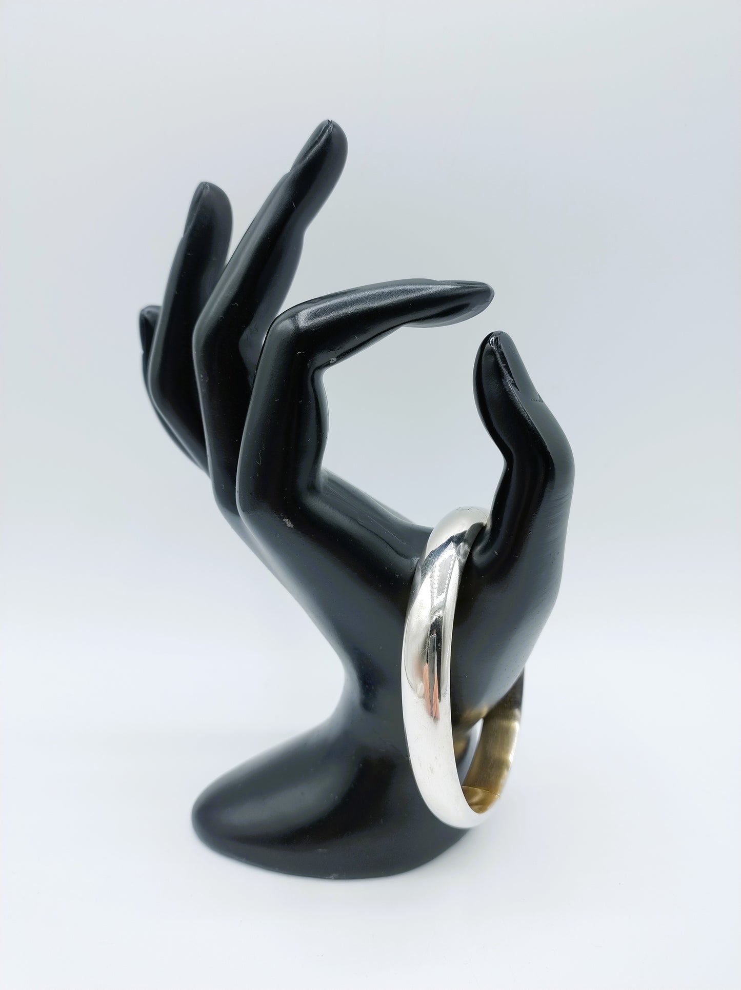 Zilveren slavenarmband, 21 cm