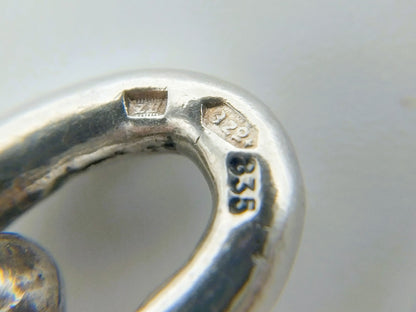 Zware zilveren schakelarmband, Niekerk, Schoonhoven, 20 cm