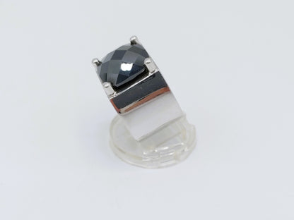 Zware zilveren ring met onyx, EDEN, 20 mm