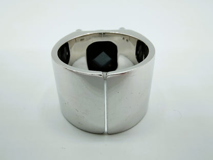 Zware zilveren ring met onyx, EDEN, 20 mm