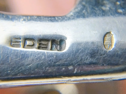 Zware zilveren ring met onyx, EDEN, 21 mm