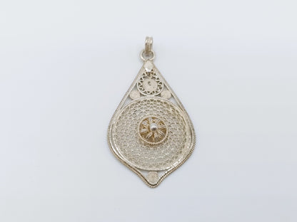 Zilveren filigrein hanger