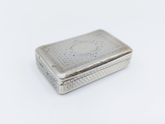 Silver vinaigrette, ca. 1850