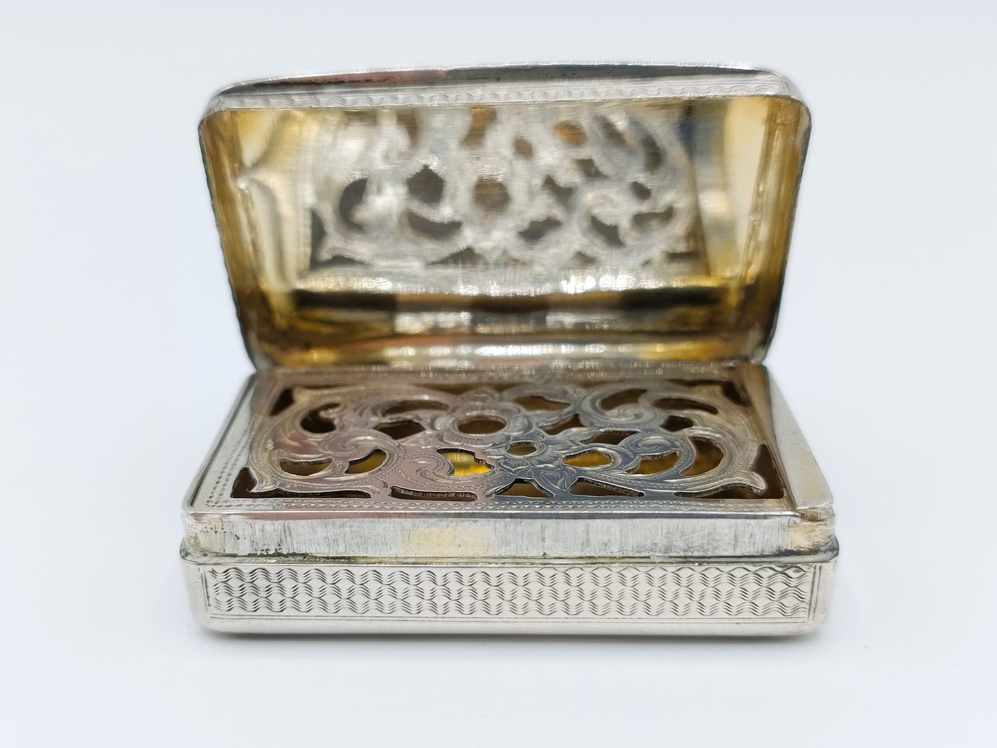 Silver vinaigrette, ca. 1850