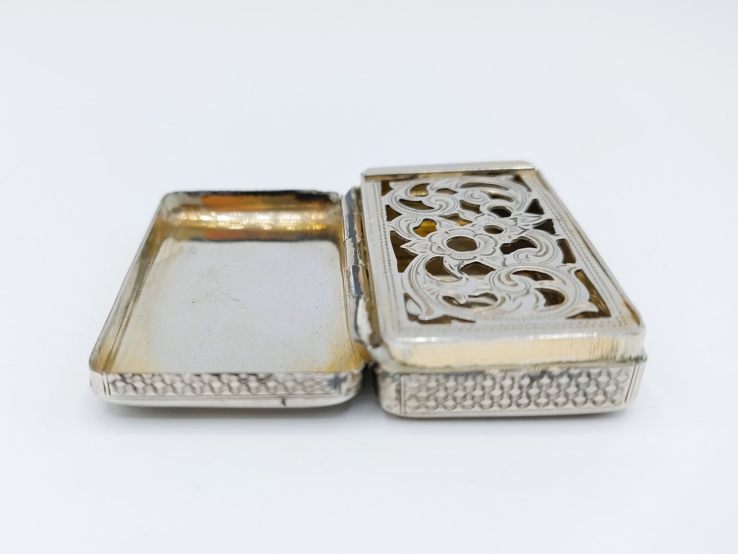Silver vinaigrette, ca. 1850