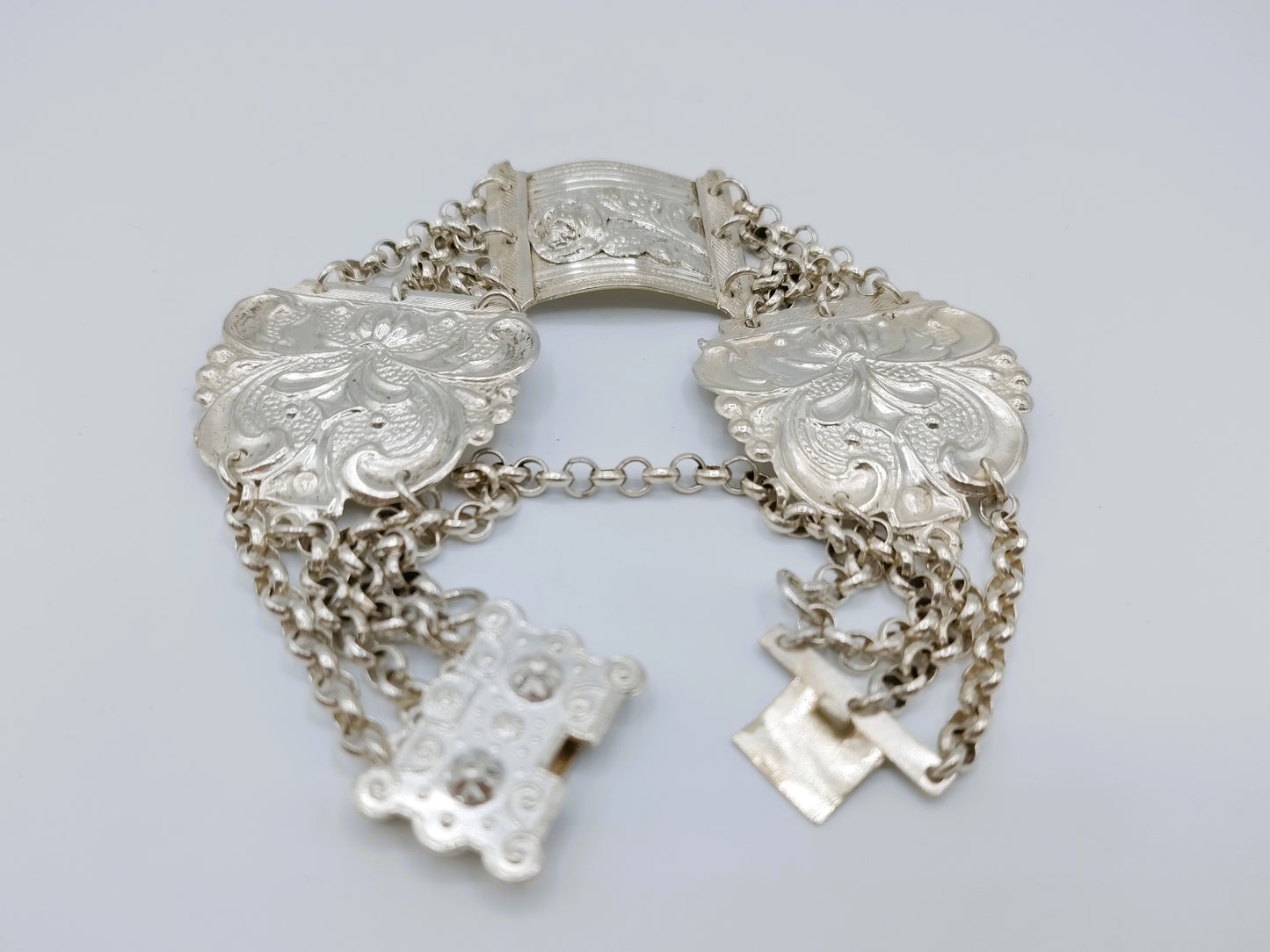 Zilveren bijbelslot armband, Schoonhoven, 1865
