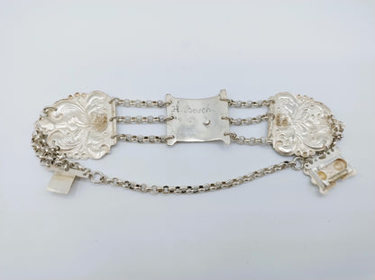 Zilveren bijbelslot armband, Schoonhoven, 1865