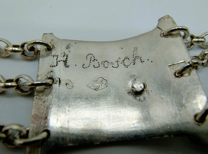 Zilveren bijbelslot armband, Schoonhoven, 1865