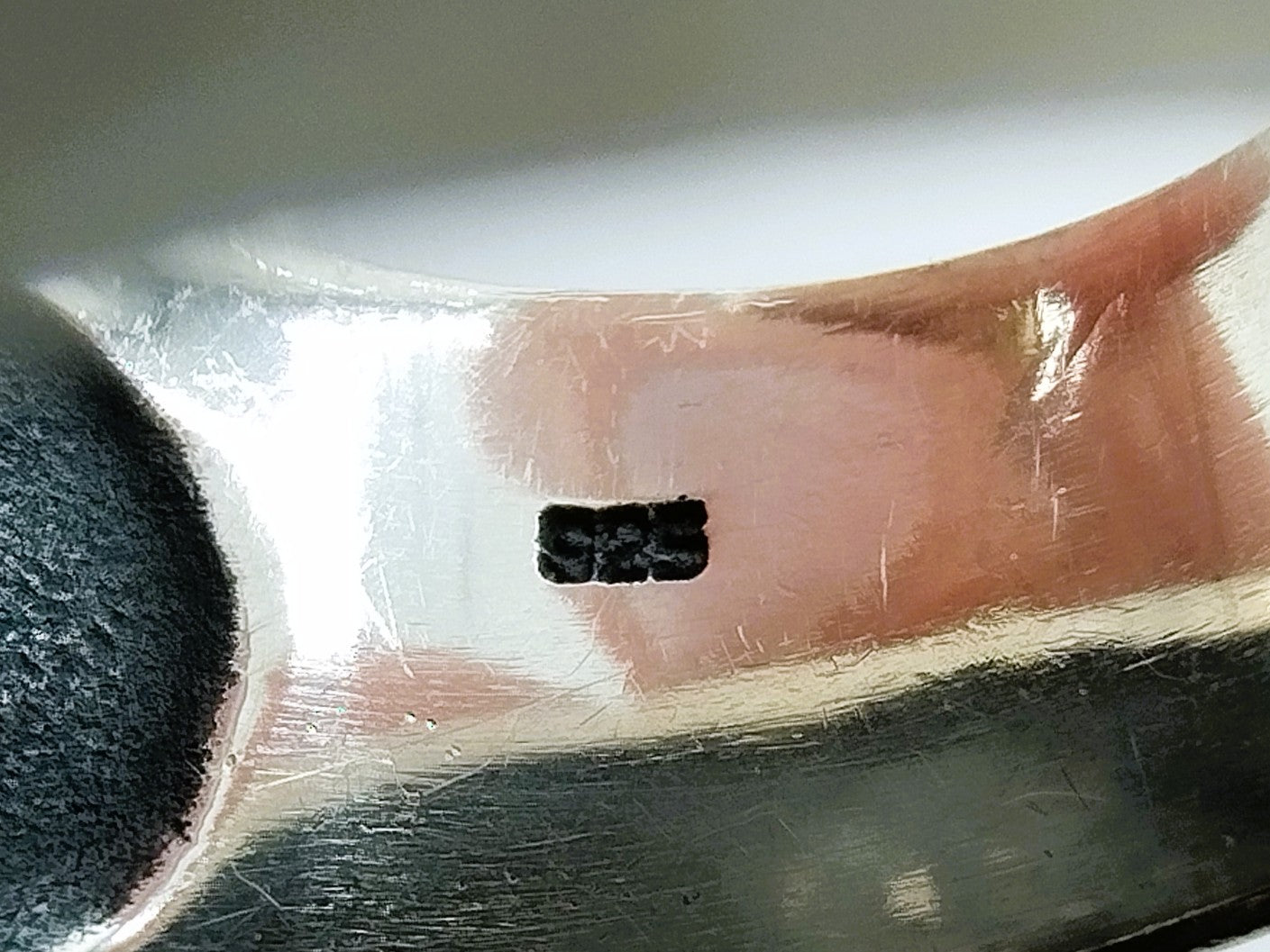 Zilveren ring met kruis / zwaard, Fleur de lis, 19 mm