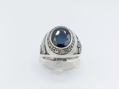 Zilveren special forces airborne ring, 19 mm