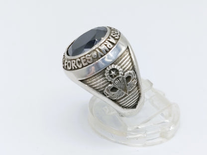 Zilveren special forces airborne ring, 19 mm