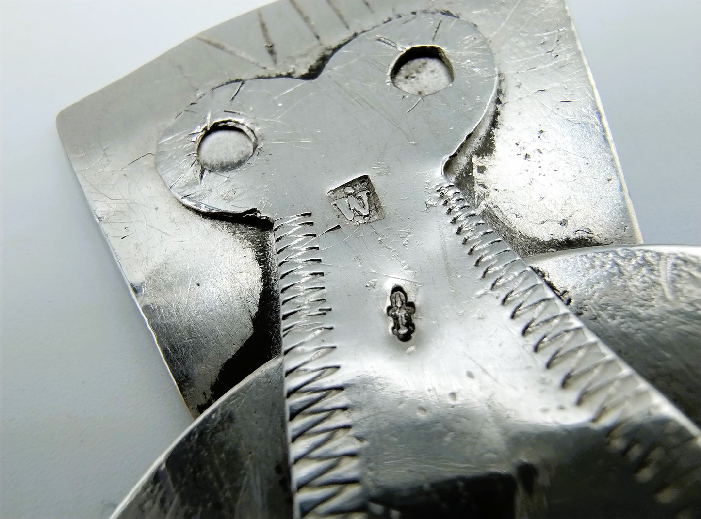 Zilveren jasseronketting met faalje haak hanger, 50,5 cm.