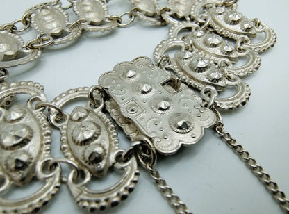 Friese zilveren klederdracht armband, 22,5 cm