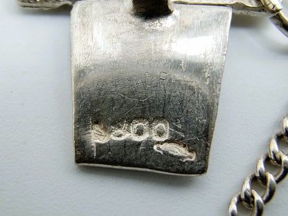 Friese zilveren klederdracht armband, 22,5 cm